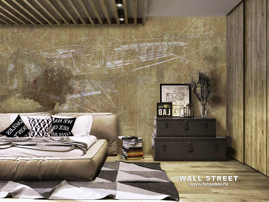 Фотообои в интерьере артикул Induction 38, ИНДУКЦИЯ / INDUCTION, Wall street Фотообои в интерьере артикул Induction 38, ИНДУКЦИЯ / INDUCTION, Wall street